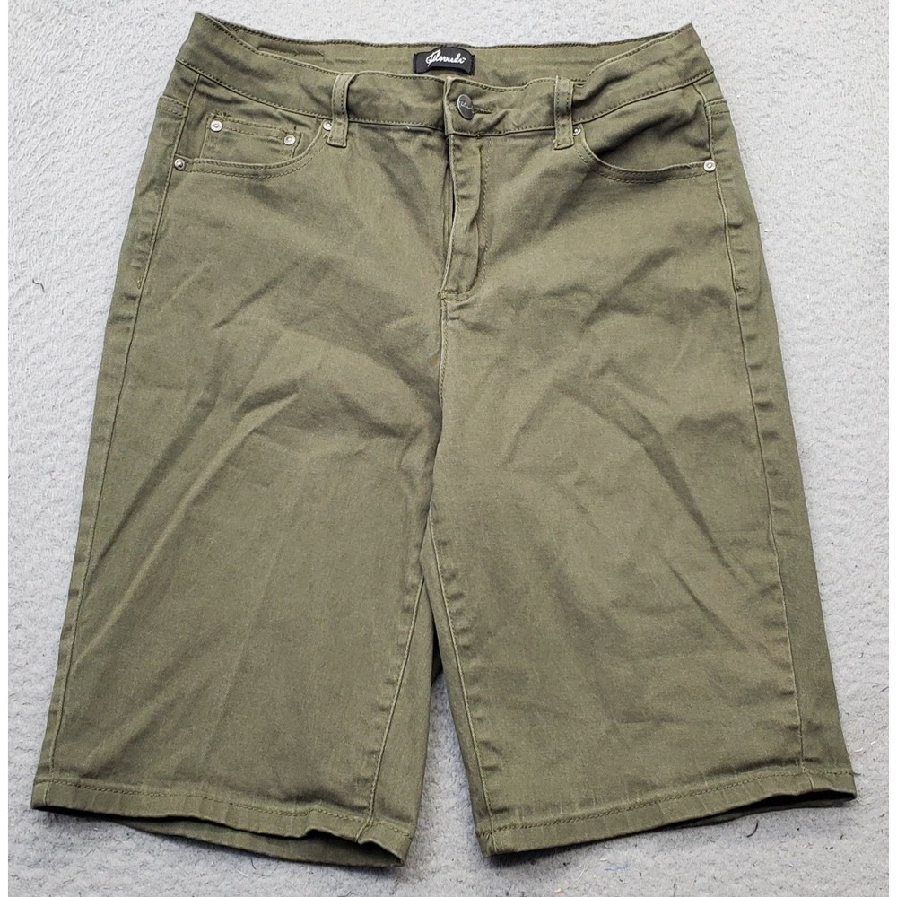 Tailormade Perfect Bermuda Shorts Womens 10 Green 5-Pocket Design